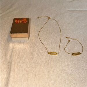 Messika Necklace and Bracelet Set